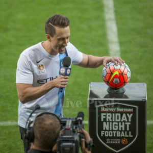 Cole Rintoul at Friday Night Football (A-League)